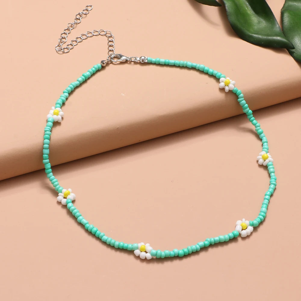 Boho Blossom Necklace - 9 colors - Hello Baabs LLC 
