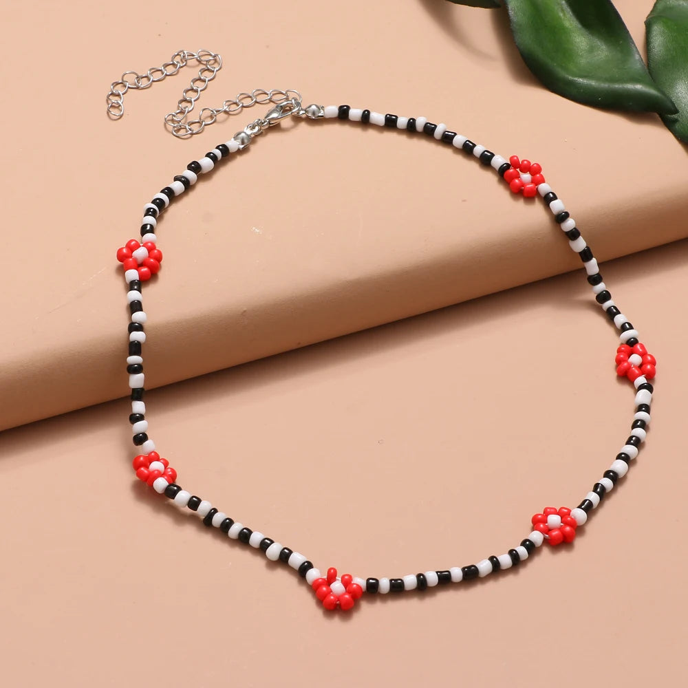 Boho Blossom Necklace - 9 colors - Hello Baabs LLC 