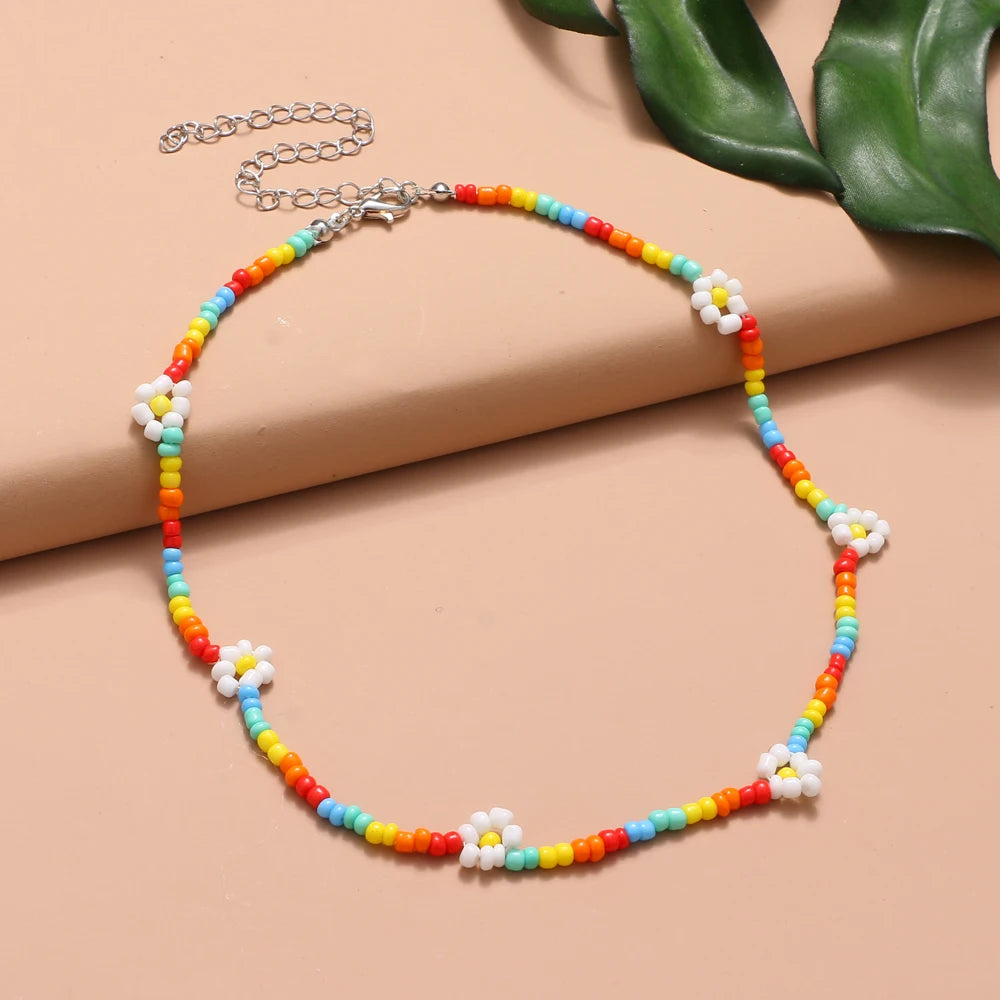Boho Blossom Necklace - 9 colors - Hello Baabs LLC 