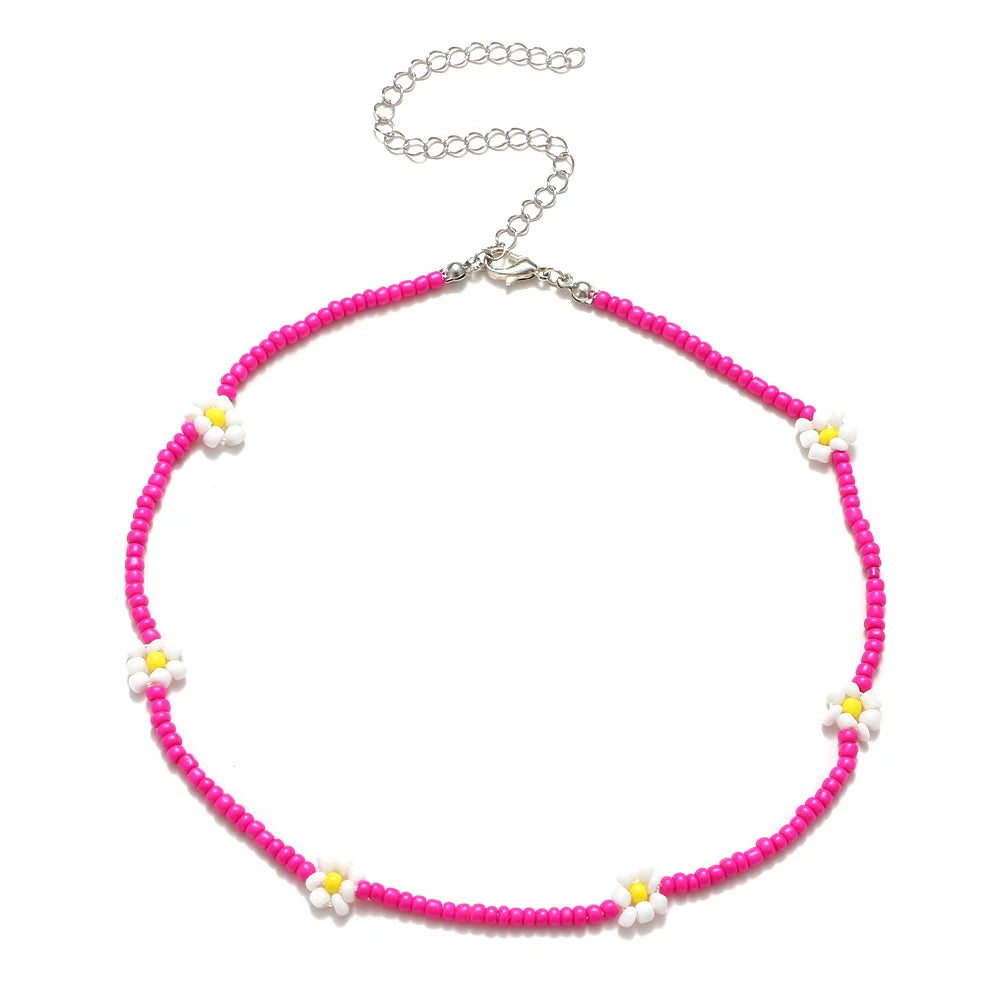 Boho Blossom Necklace - 9 colors - Hello Baabs LLC 