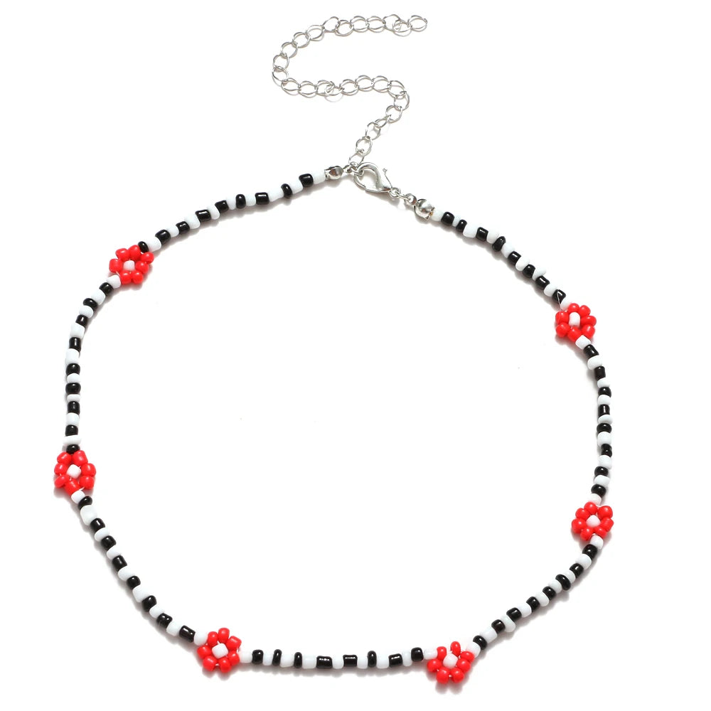 Boho Blossom Necklace - 9 colors - Hello Baabs LLC 