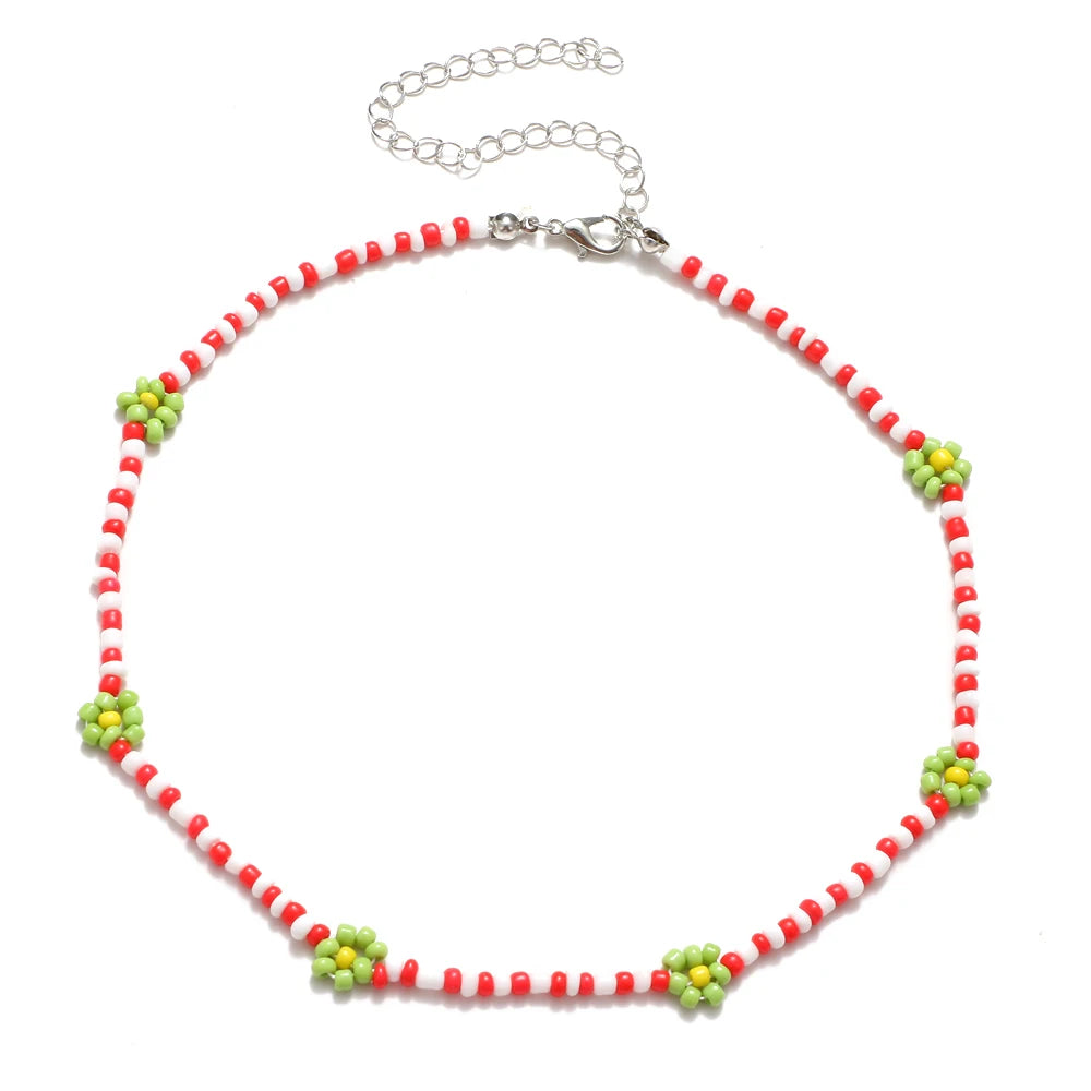 Boho Blossom Necklace - 9 colors - Hello Baabs LLC 