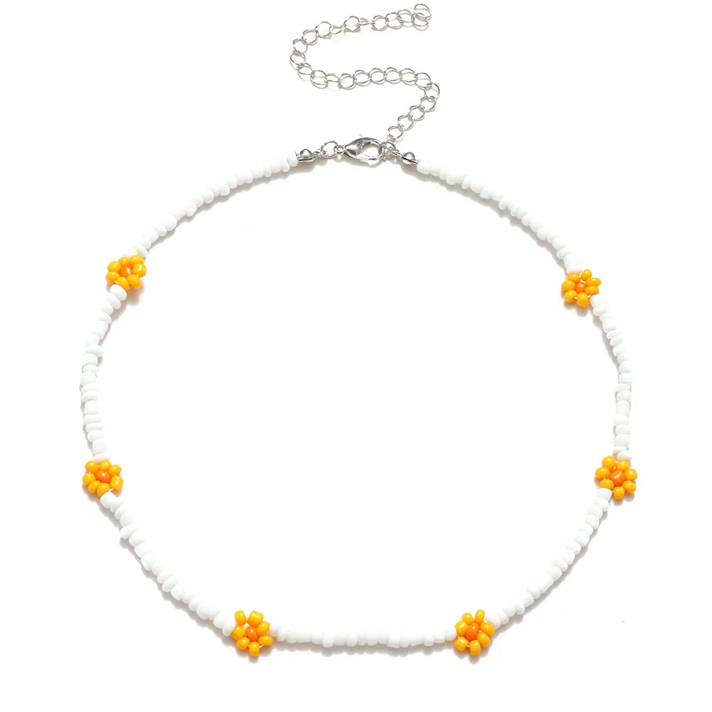 Boho Blossom Necklace - 9 colors - Hello Baabs LLC 