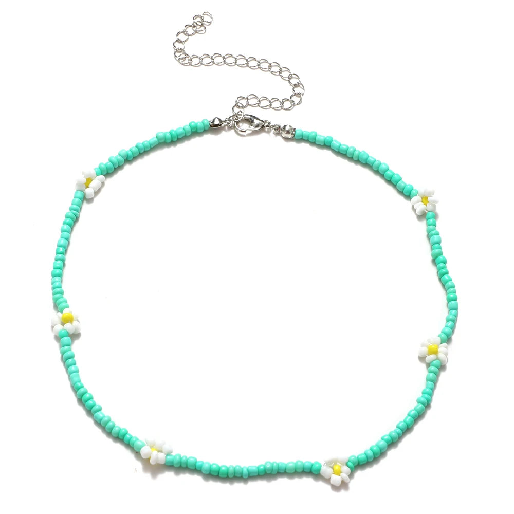 Boho Blossom Necklace - 9 colors - Hello Baabs LLC 