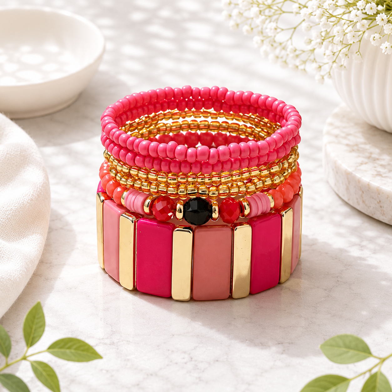 Boho Breeze Stretch Stack - 11 colors - Hello Baabs