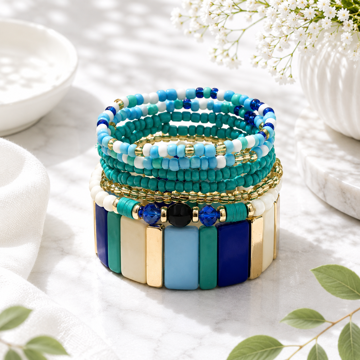 Boho Breeze Stretch Stack - 11 colors - Hello Baabs