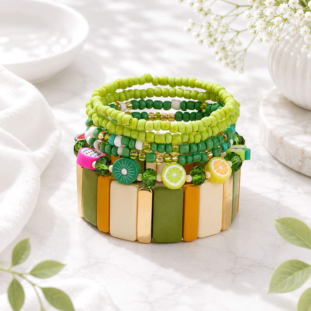 Boho Breeze Stretch Stack - 11 colors - Hello Baabs