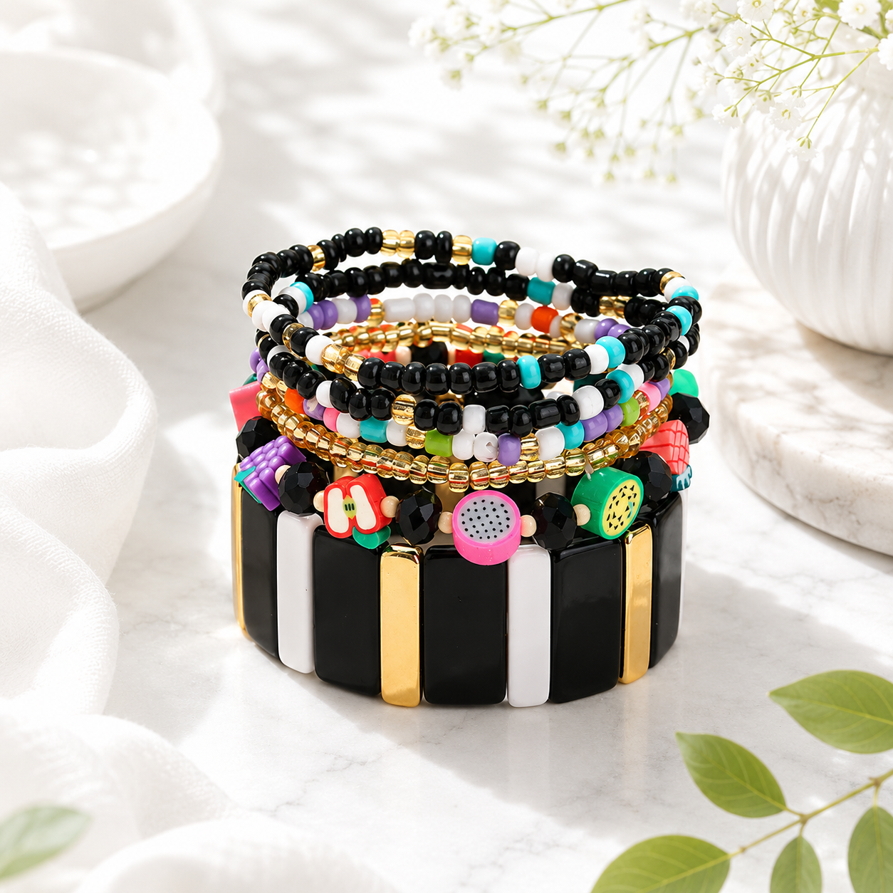 Boho Breeze Stretch Stack - 11 colors - Hello Baabs