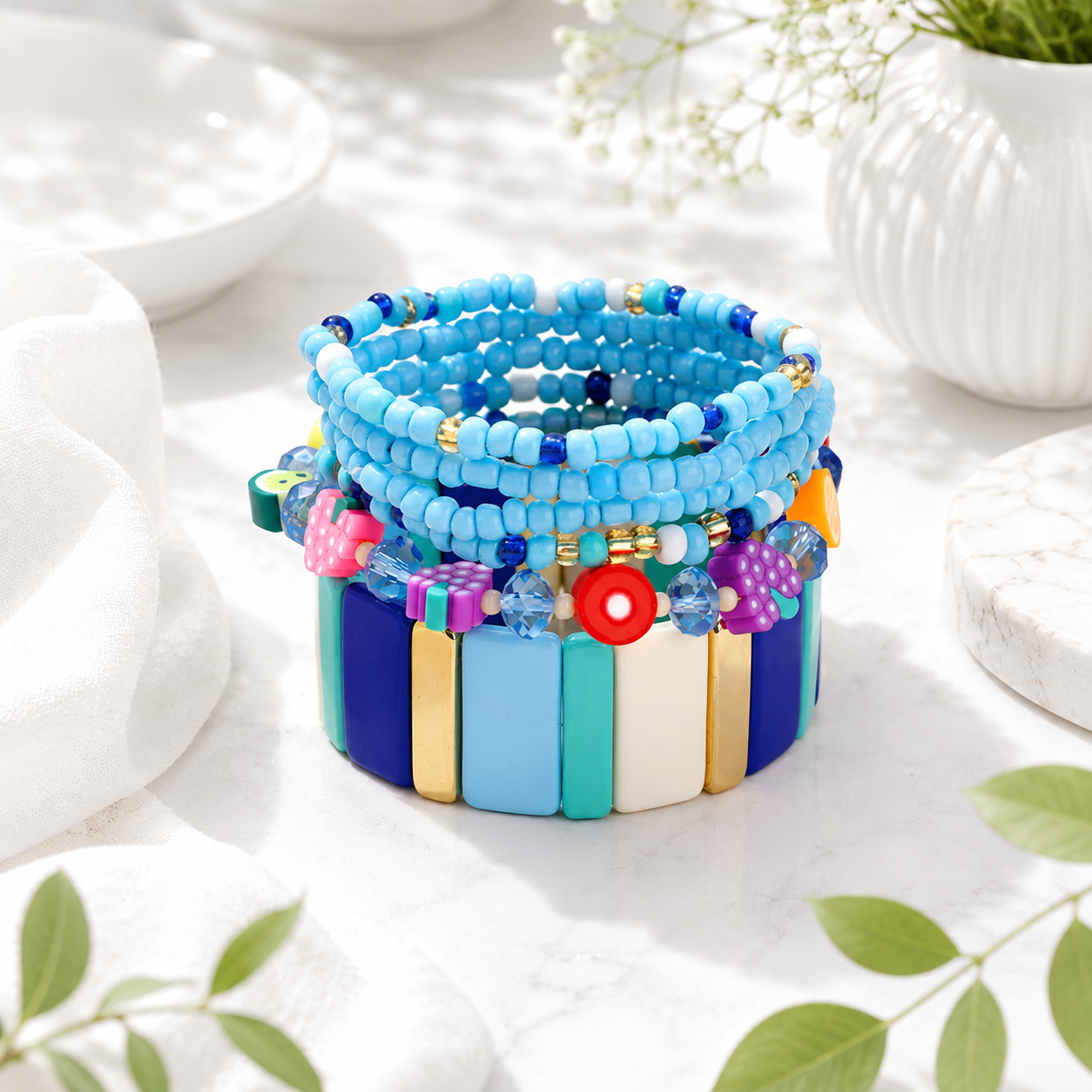 Boho Breeze Stretch Stack - 11 colors - Hello Baabs