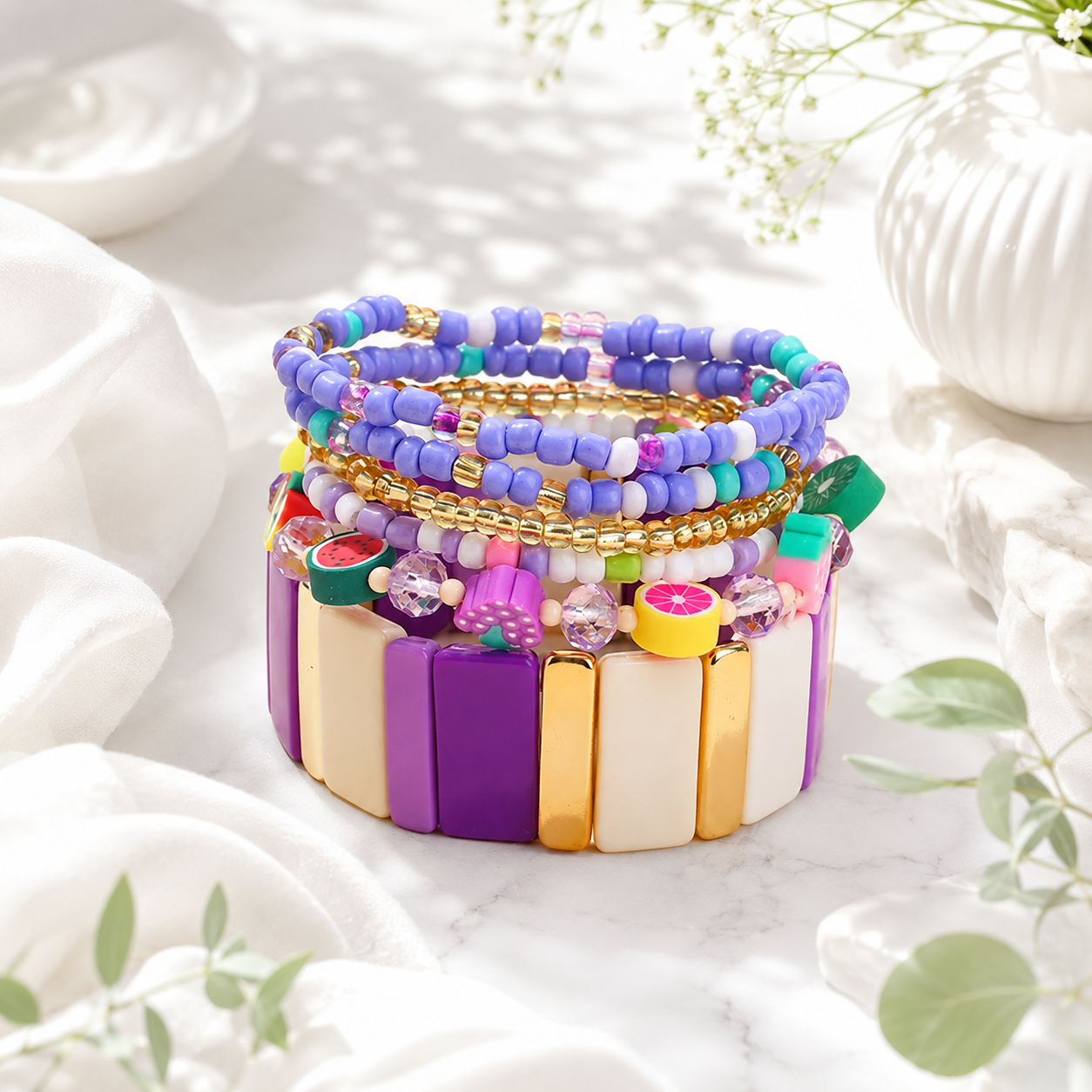 Boho Breeze Stretch Stack - 11 colors - Hello Baabs