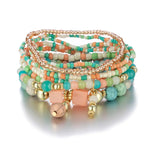 Boho Burst Stretch Bracelet Set - 7 colors - hello baabs 
