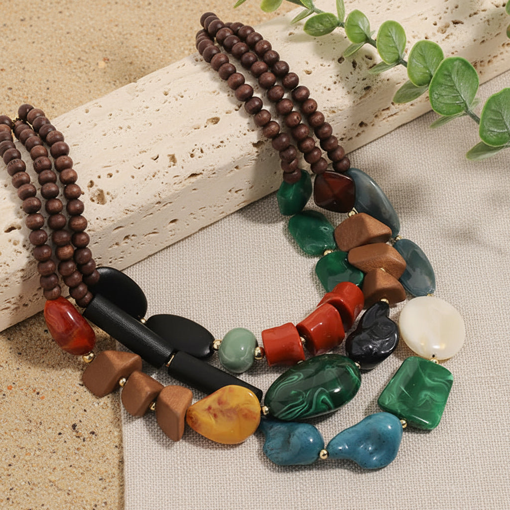 Boho Kaleidoscope Necklace - Hello Baabs