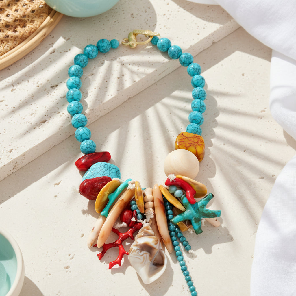 Boho Reef Glow Necklace - 3 colors - Hello Baabs