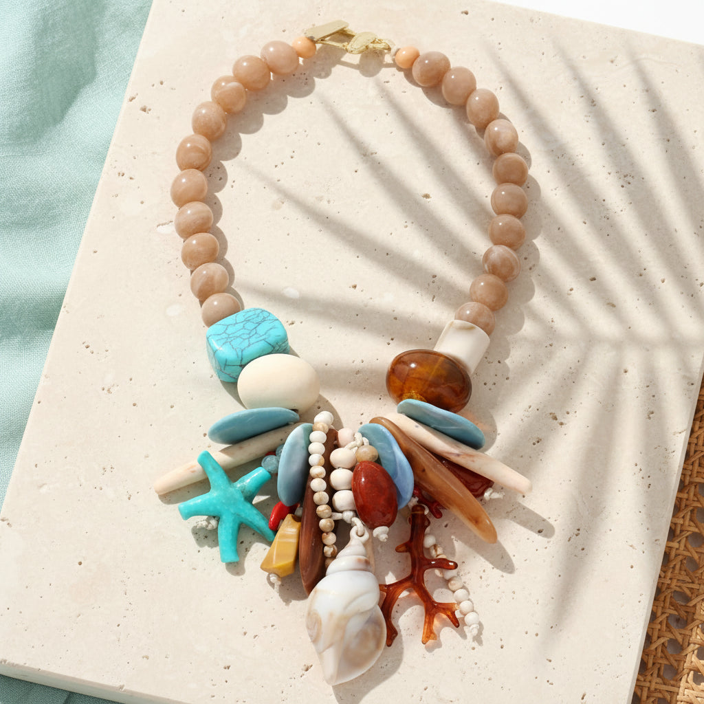 Boho Reef Glow Necklace - 3 colors - Hello Baabs