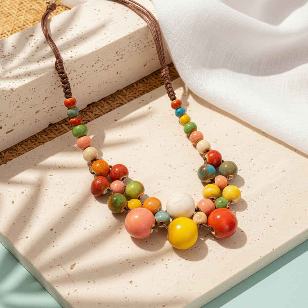 Boho Royale Cascade Necklace - 3 colors - Hello Baabs