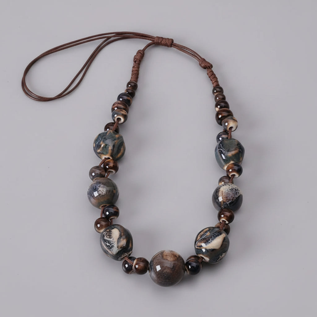 Boho Spirit Bead Necklace - 3 colors - Hello Baabs