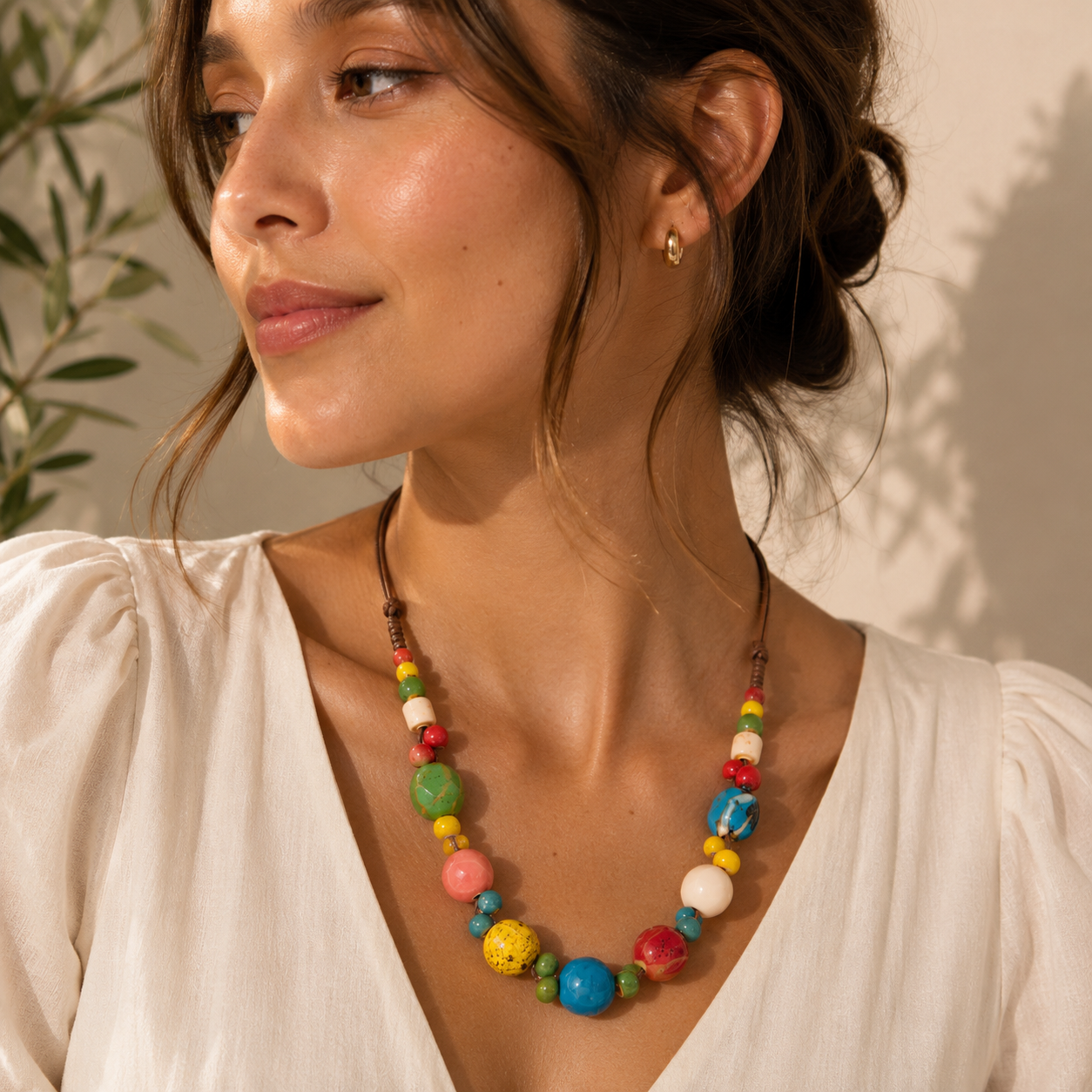 Boho Spirit Bead Necklace - 3 colors - Hello Baabs
