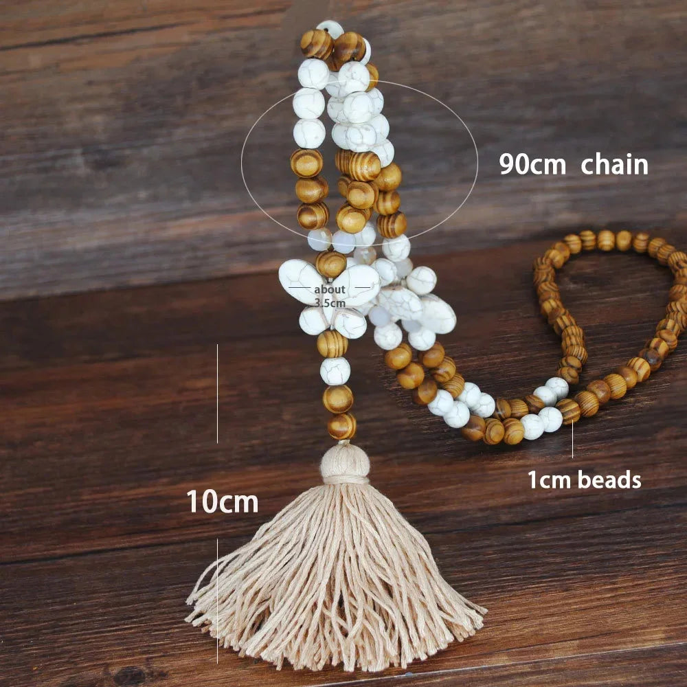Boho Vibe Tassel Long Necklace Collection - 5 style variants - hello baabs 