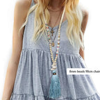 Boho Vibe Tassel Long Necklace Collection - 5 style variants - hello baabs 