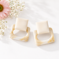 Bold Block Earrings - 2 colors - Hello Baabs