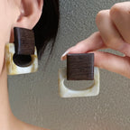 Bold Block Earrings - 2 colors - Hello Baabs LLC 