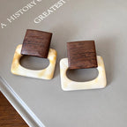 Bold Block Earrings - 2 colors - Hello Baabs LLC 