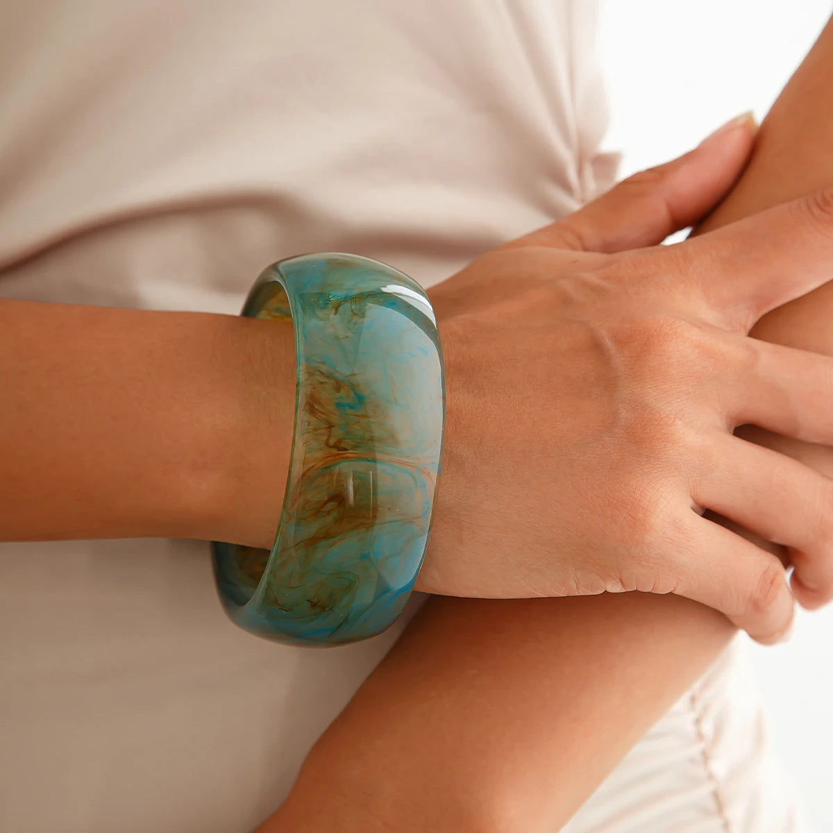 Bold Orbit Bangle (2.55" diameter) - 5 colors - Hello Baabs LLC 