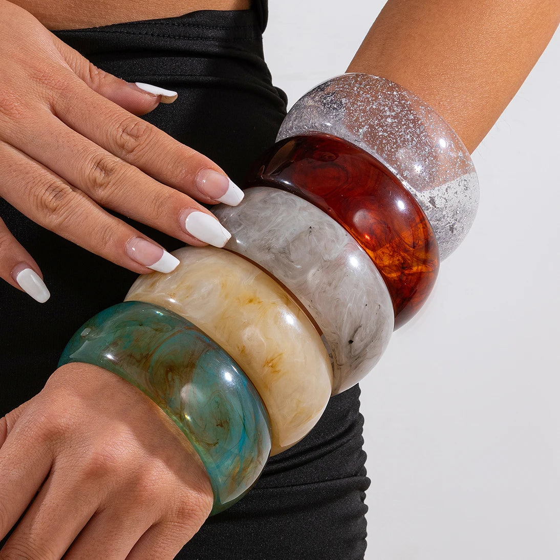Bold Orbit Bangle (2.55" diameter) - 5 colors - hello baabs 