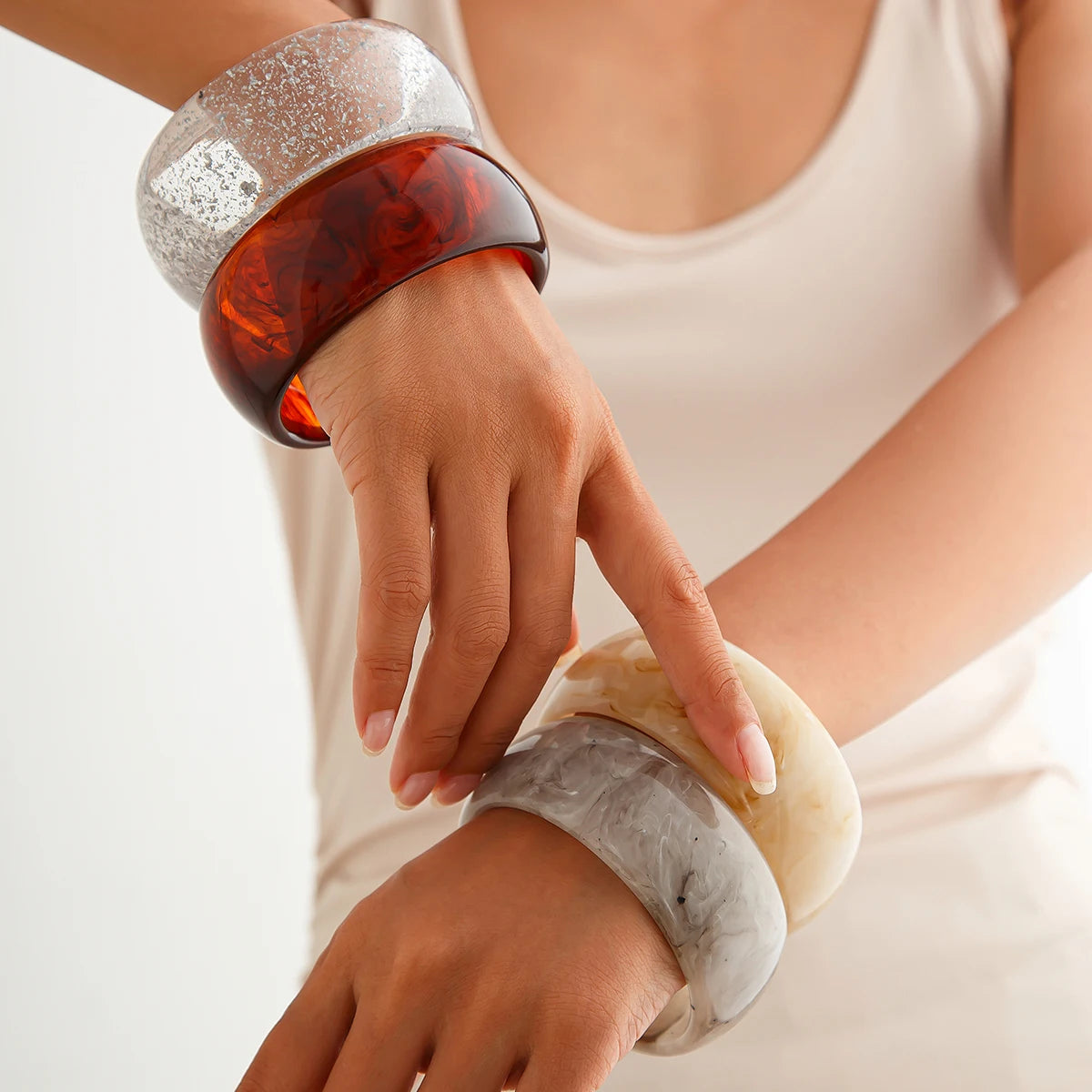 Bold Orbit Bangle (2.55" diameter) - 5 colors - hello baabs 