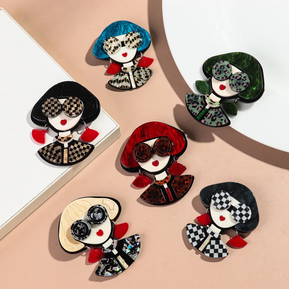Boss Glare Pin - 6 colors - Hello Baabs