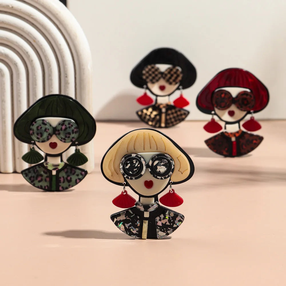 Boss Glare Pin - 6 colors - Hello Baabs