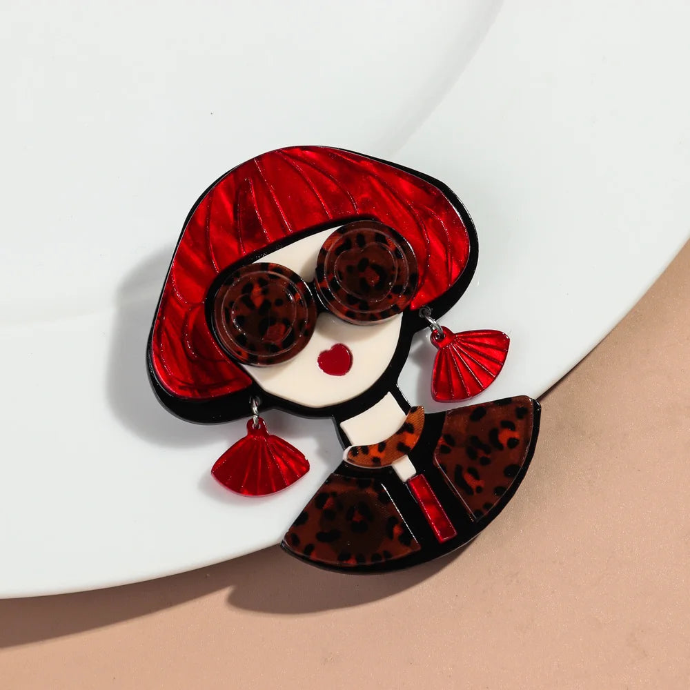 Boss Glare Pin - 6 colors - Hello Baabs