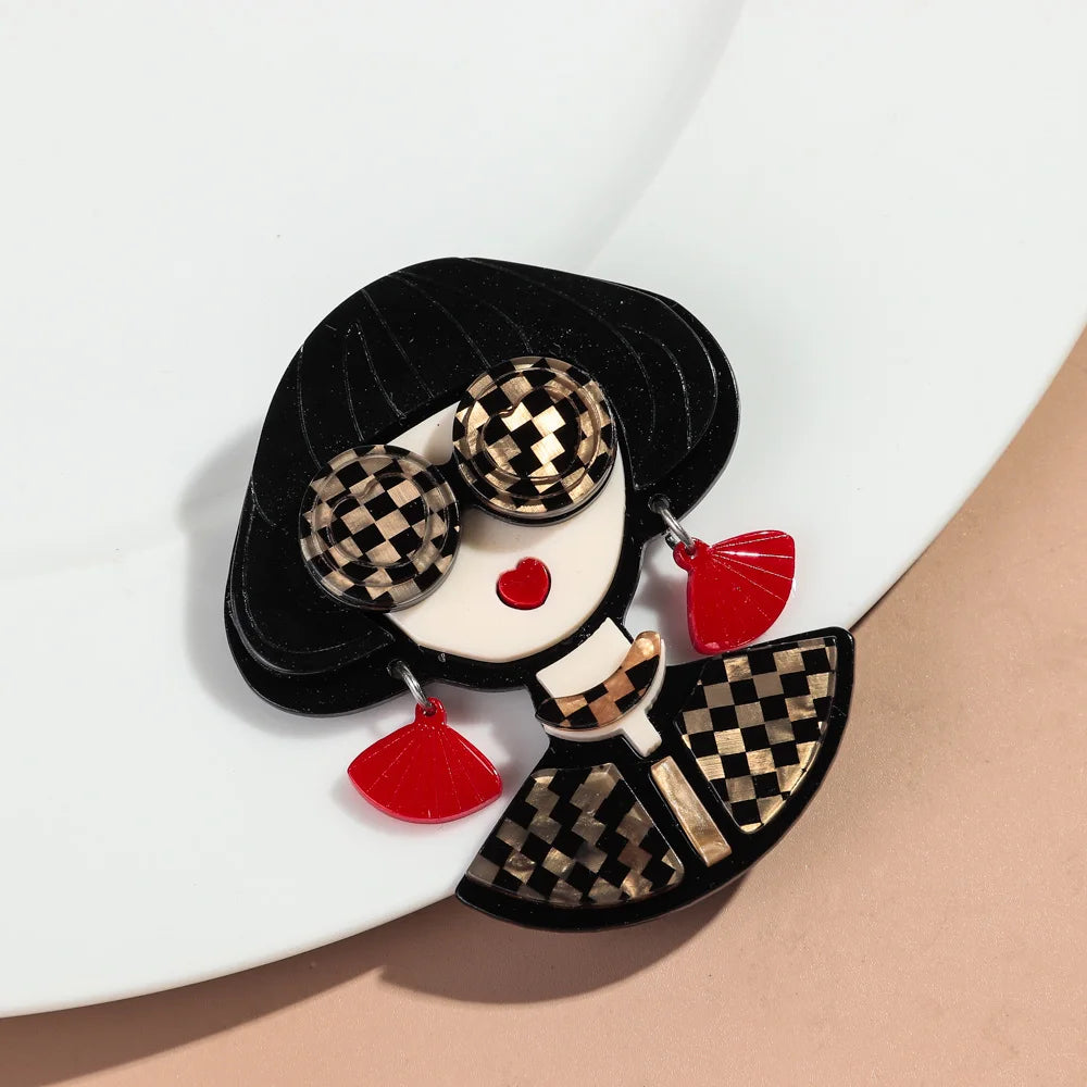 Boss Glare Pin - 6 colors - Hello Baabs