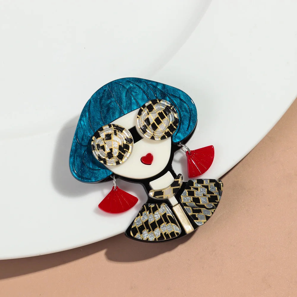 Boss Glare Pin - 6 colors - Hello Baabs