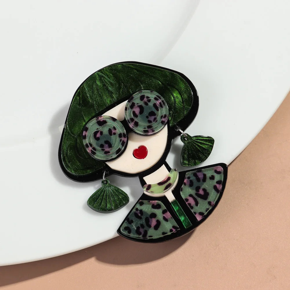 Boss Glare Pin - 6 colors - Hello Baabs