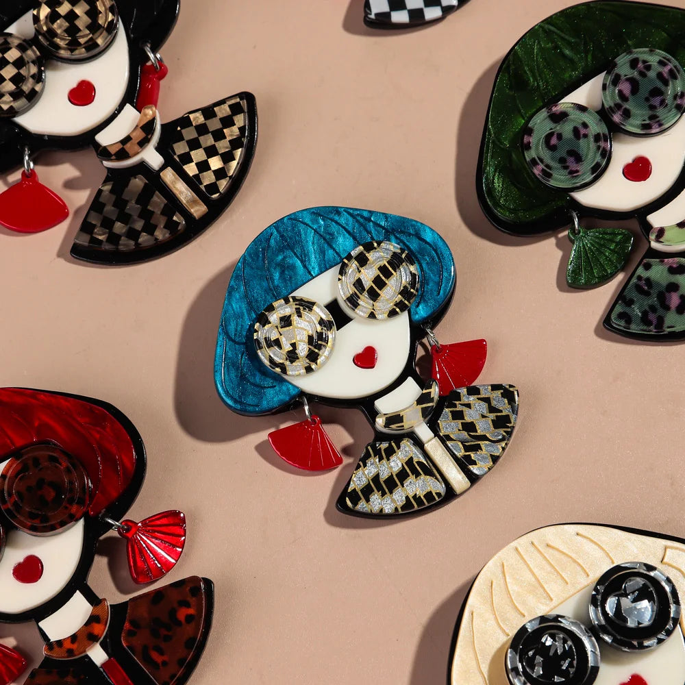 Boss Glare Pin - 6 colors - Hello Baabs LLC 