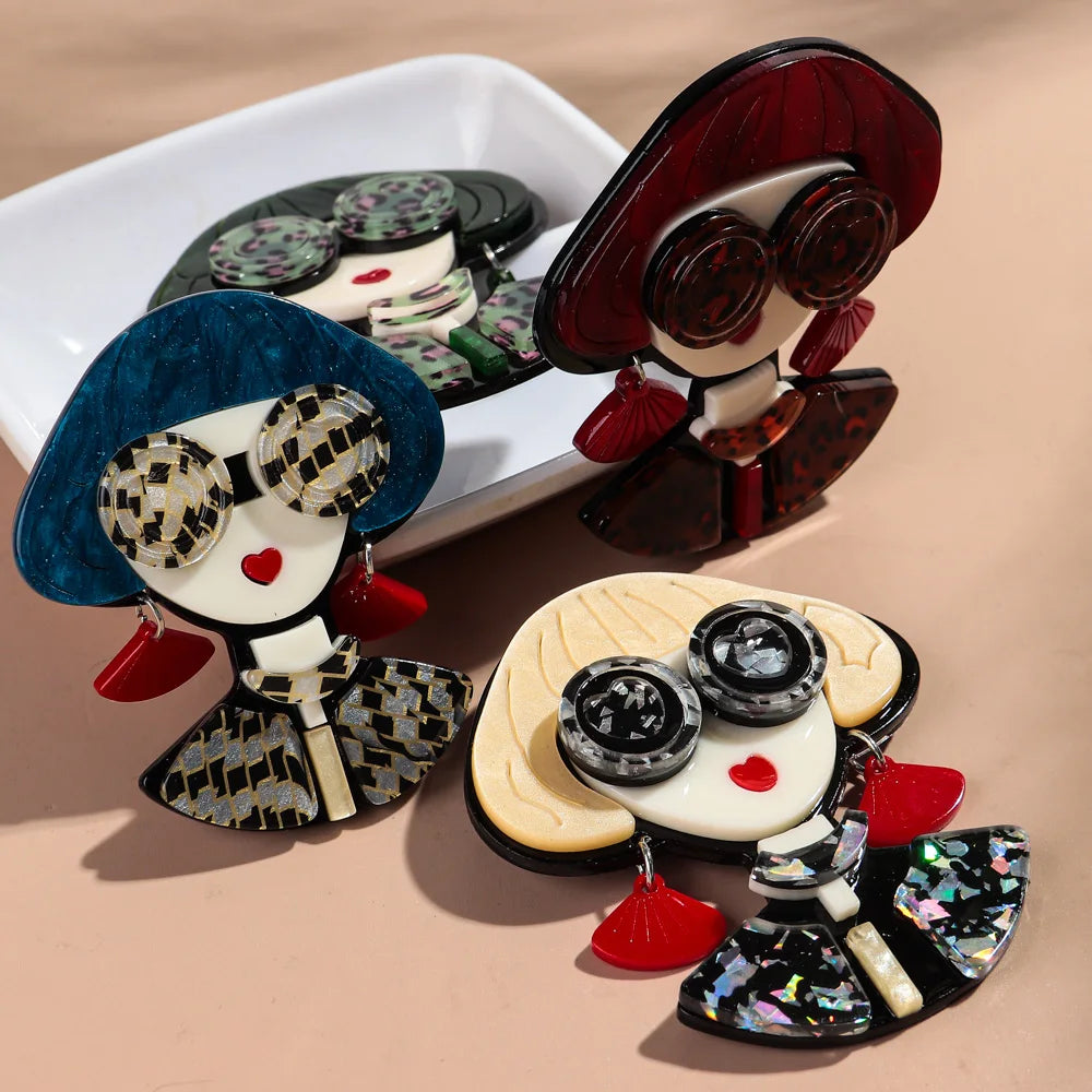 Boss Glare Pin - 6 colors - Hello Baabs LLC 