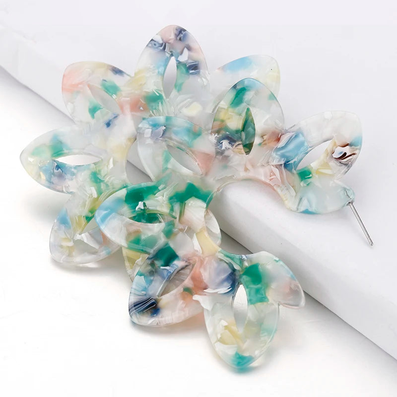 Botanic Blaze Earrings - 5 colors - Hello Baabs LLC 