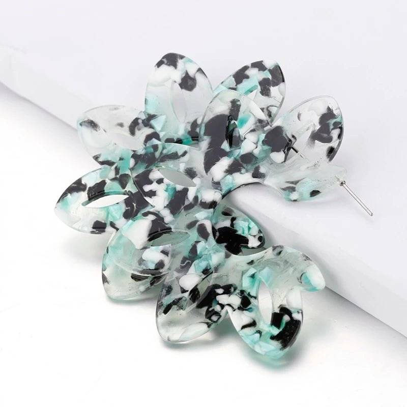 Botanic Blaze Earrings - 5 colors - Hello Baabs LLC 