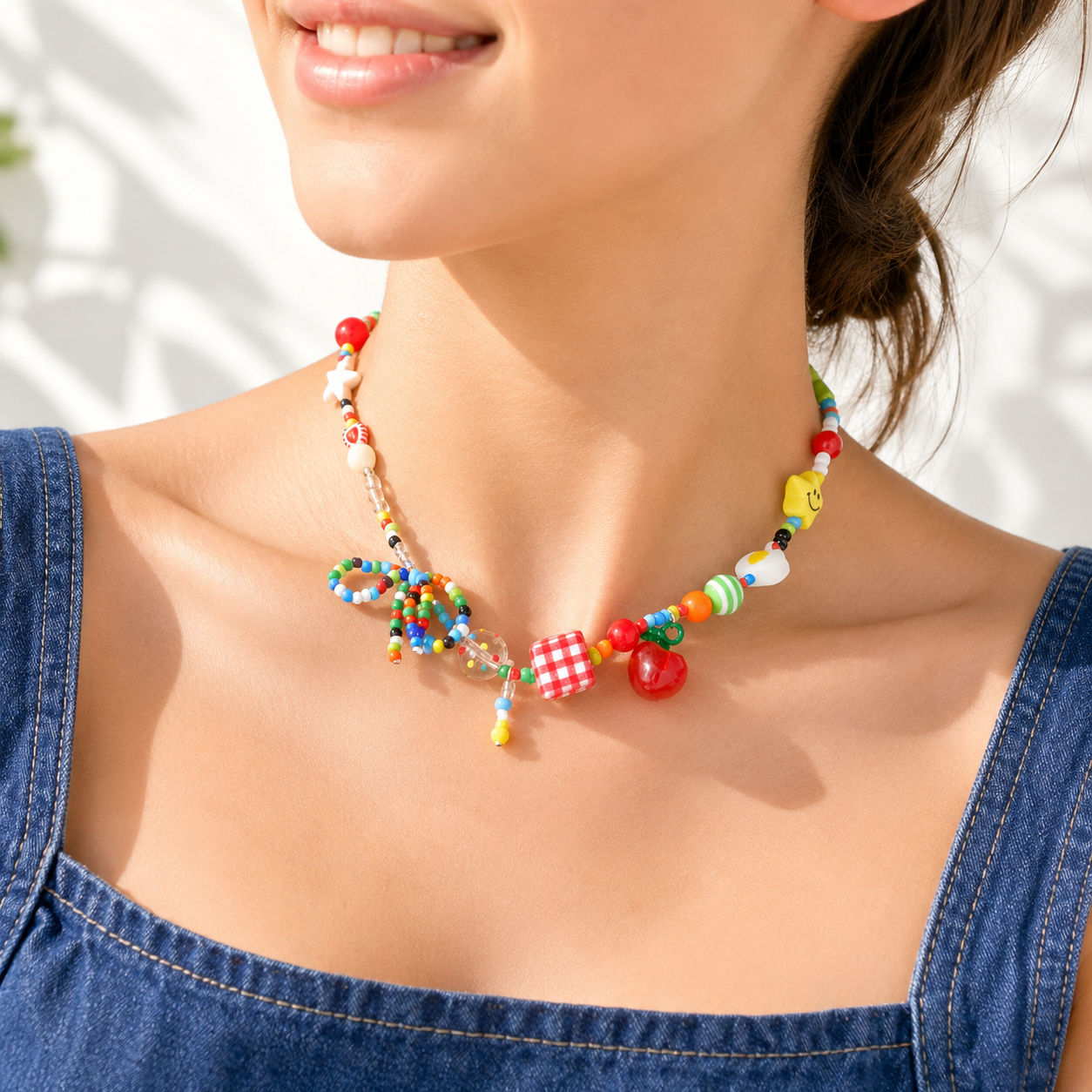 Bow & Berry Necklace - Hello Baabs