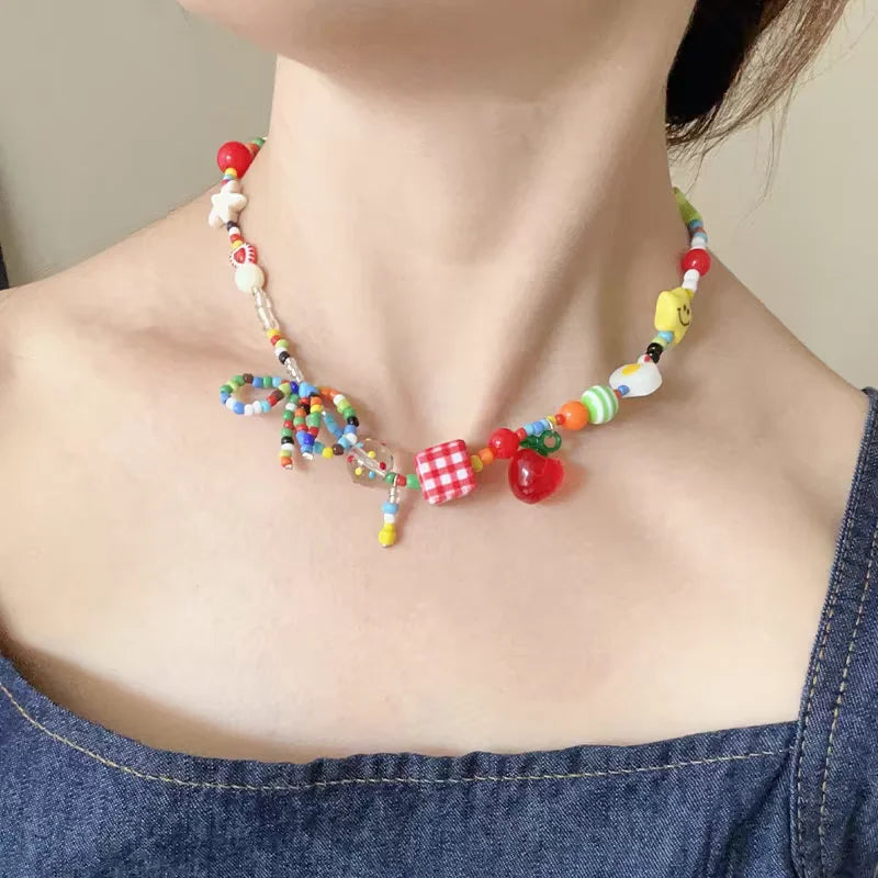 Bow & Berry Necklace - Hello Baabs LLC 