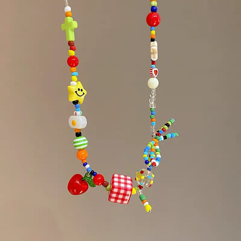 Bow & Berry Necklace - Hello Baabs LLC 