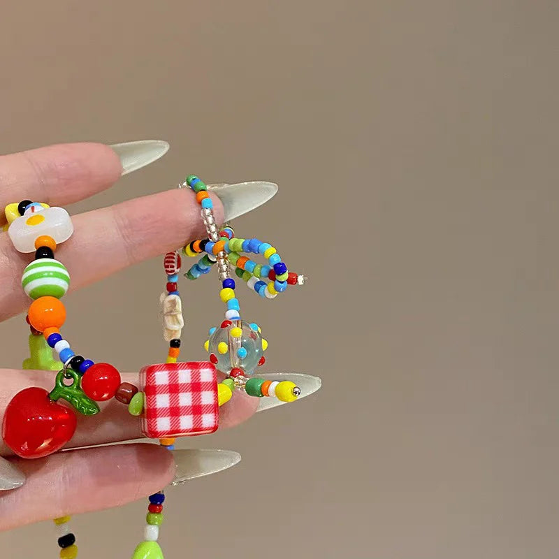 Bow & Berry Necklace - Hello Baabs LLC 