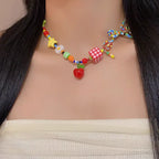 Bow & Berry Necklace - hello baabs 