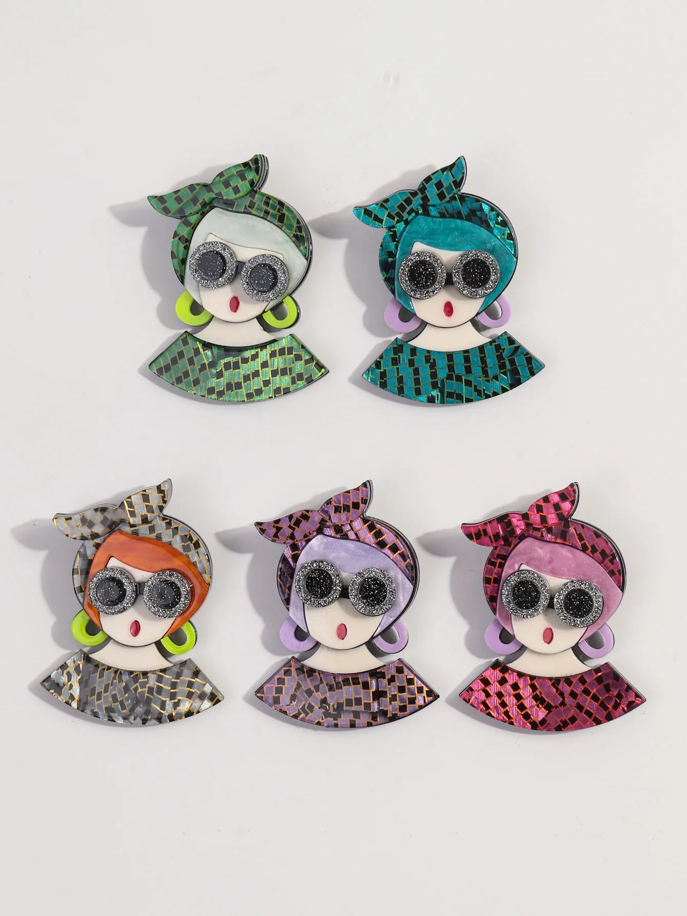 Bow & Brilliance Brooch - 5 colors - Hello Baabs LLC 