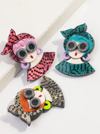 Bow & Brilliance Brooch - 5 colors - Hello Baabs LLC 