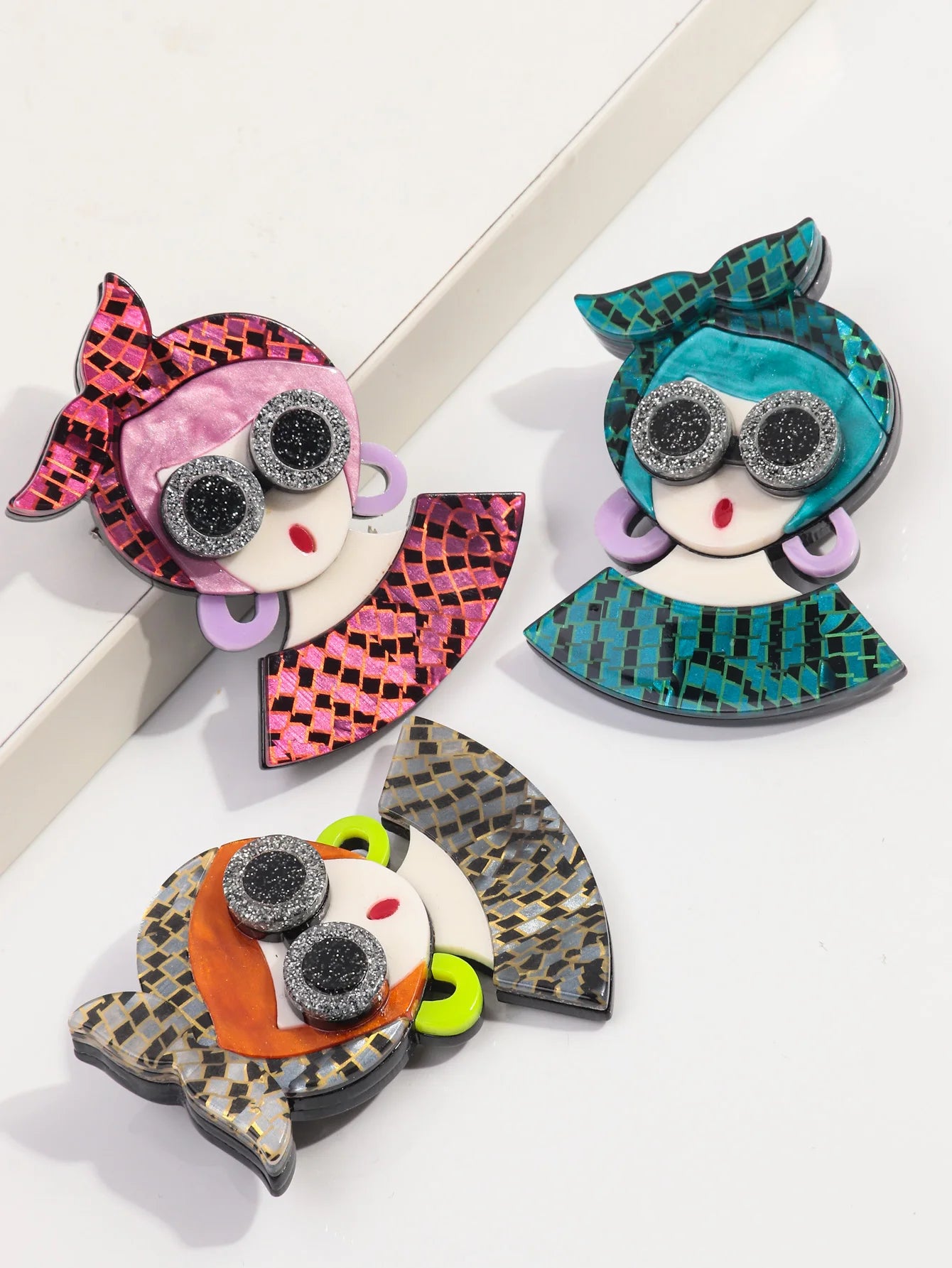 Bow & Brilliance Brooch - 5 colors - Hello Baabs LLC 