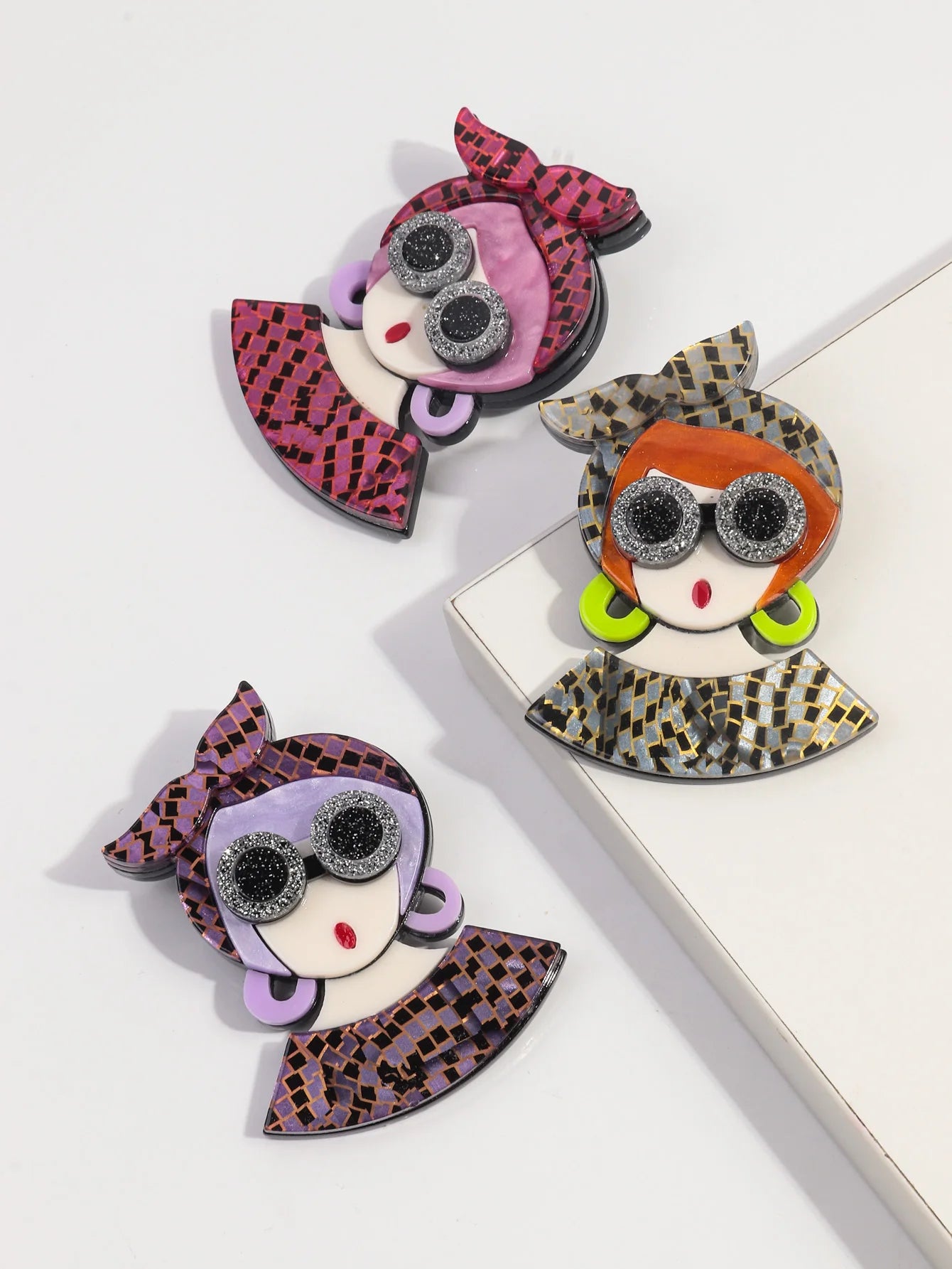 Bow & Brilliance Brooch - 5 colors - hello baabs 