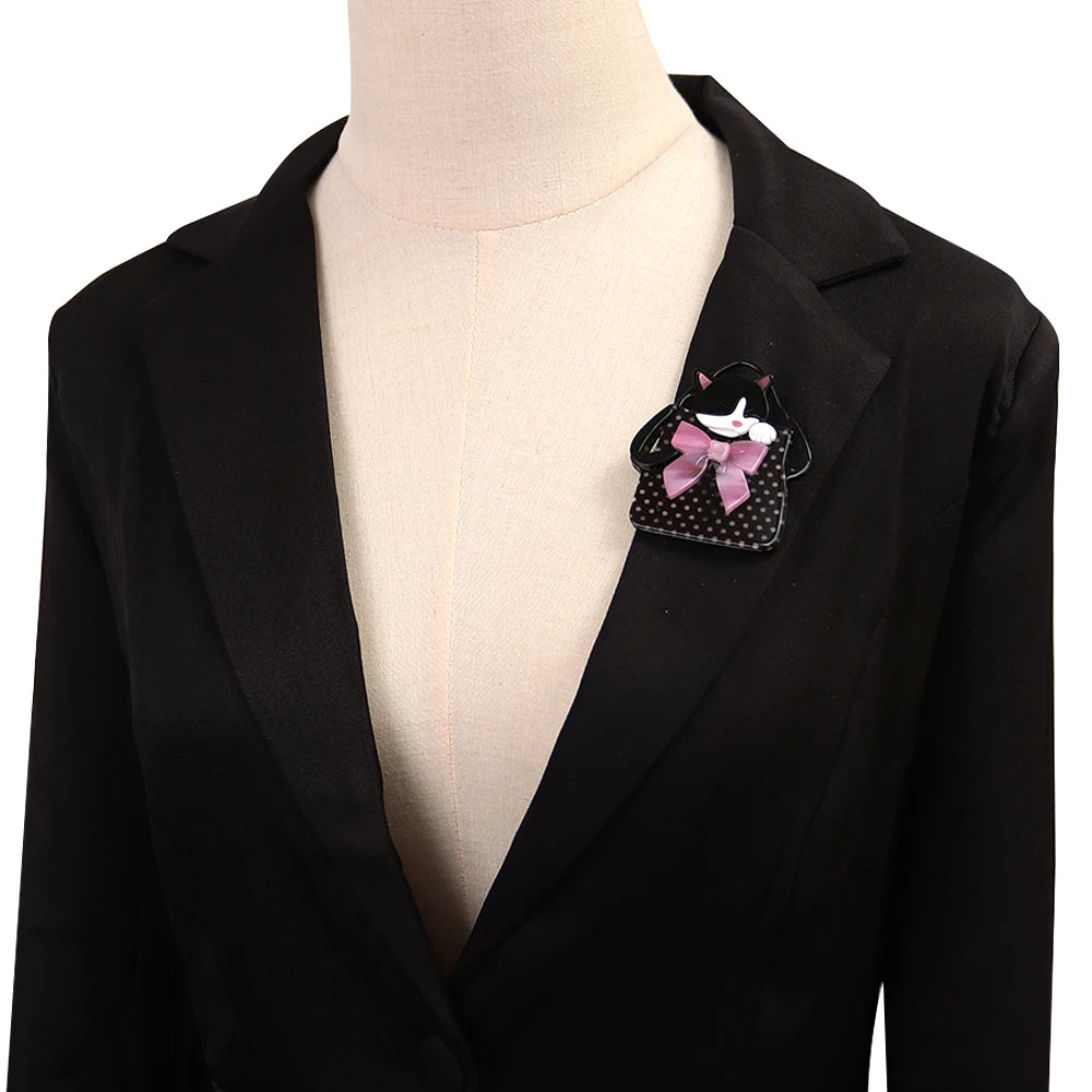 Bowtique Kitty Pin - Hello Baabs LLC 