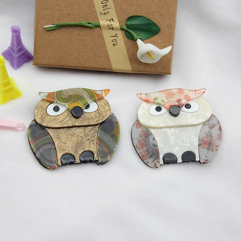 Bright-Eyed Beauty Owl Pin - 2 colors - Hello Baabs